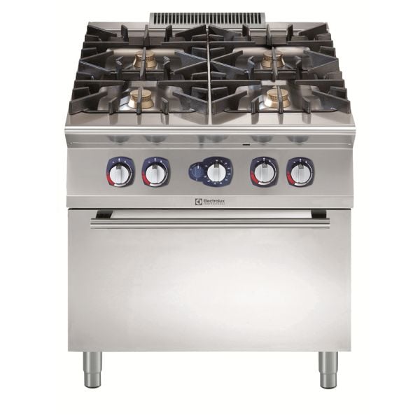 Electrolux 900XP 4-Açık Ateşli Kuzine, Gazlı Fırın, 800x93x85 cm, 391004