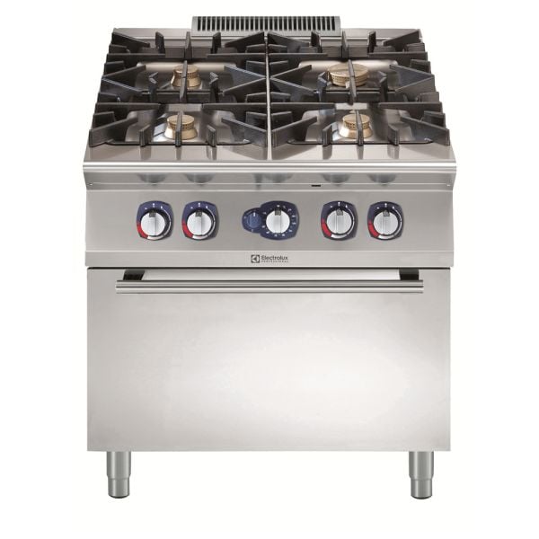 Electrolux 900XP 4-Açık Ateşli Kuzine, Gazlı Fırınlı, 800x93x85 cm, 391005