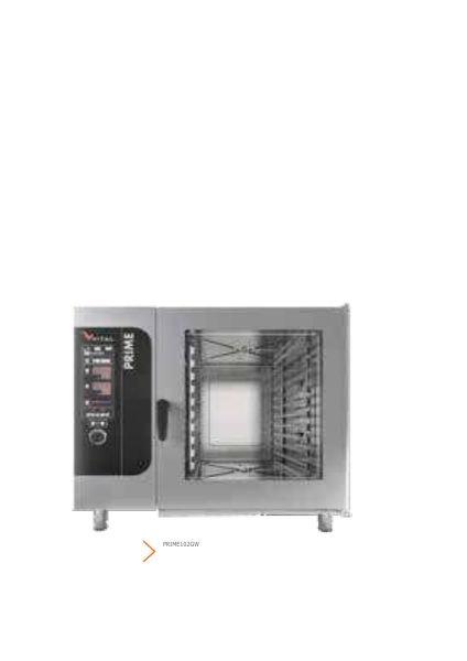 Vital Konveksiyonlu Buharlı Fırın Gazlı, Otomatik Yıkamalı 20 GN 1/1 PRIME102GW