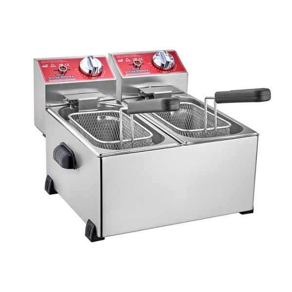 Silverinox Fritöz, 3+3 L, Elektrikli, 2141