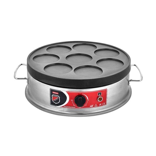 SilverInox Pankek Makinesi, 40 cm, Elektrikli, Gri, PNK-03