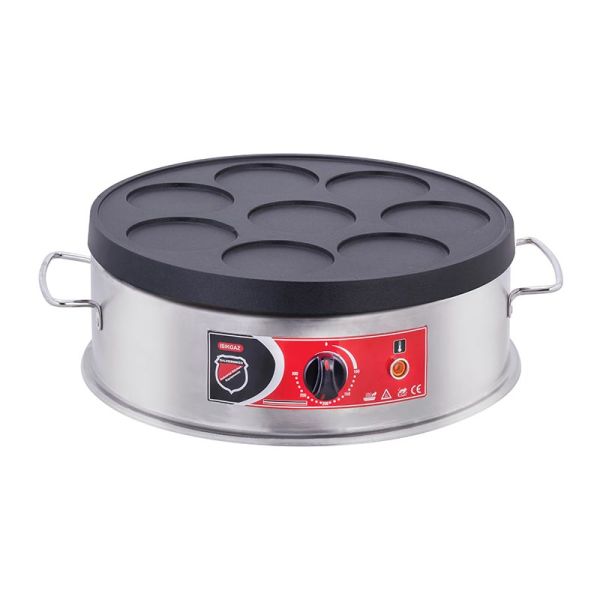 SilverInox Pankek Makinesi, 40 cm, Elektrikli, Inox, PNK-04
