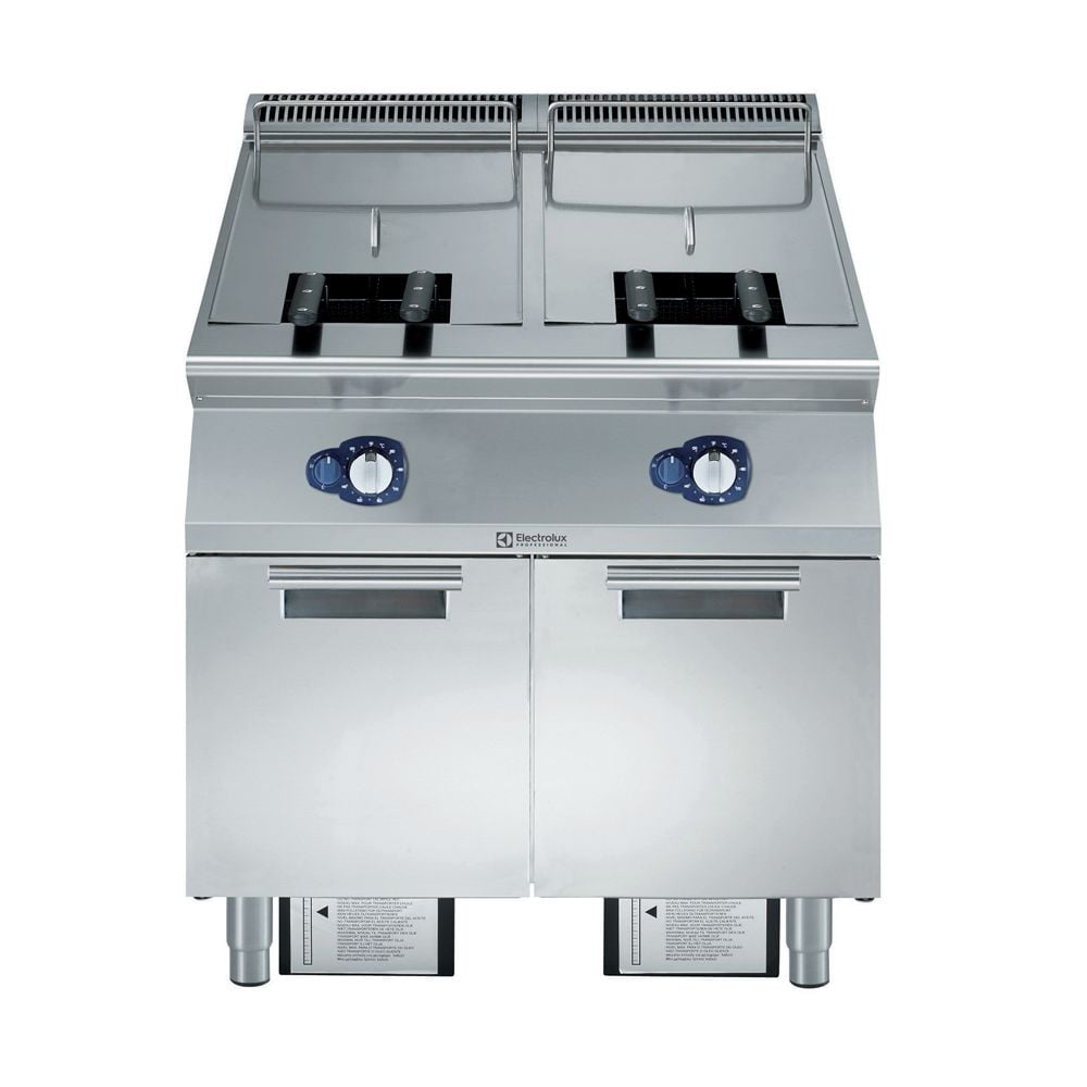 Electrolux 23+23-lt Gazlı Fritöz, 2 ''V'' Tip Hazneli, 80x93x85 cm, 391332