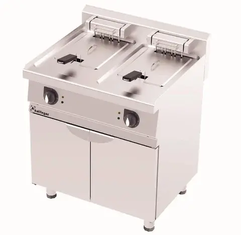 Kalitegaz Gazlı Fritöz 23+23 Litre Ce Belgeli 80x70x90 cm Alt Dolaplı FCS8070G Rinnova