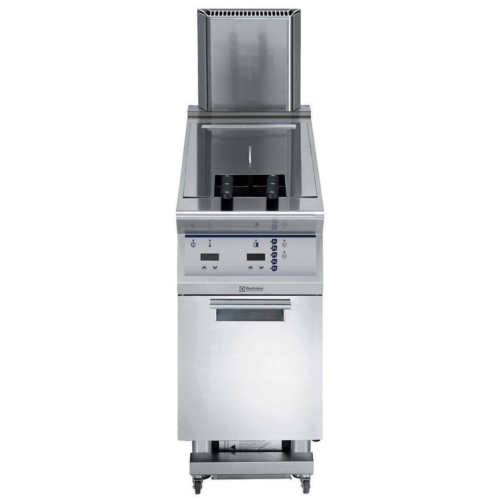 Electrolux 23-lt Gazlı Fritöz, 1 Hazneli, Elektronik Programlanabilir Kontrol ve Yağ Filtreleme, 40x93x85 cm, 391334