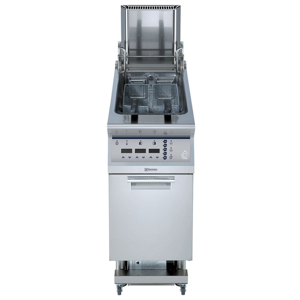 Electrolux 23-lt Gazlı Fritöz, 1 Hazneli, Elektronik Programlanabilir Kontrol ve Filtreleme, 40x93x85 cm, 391343