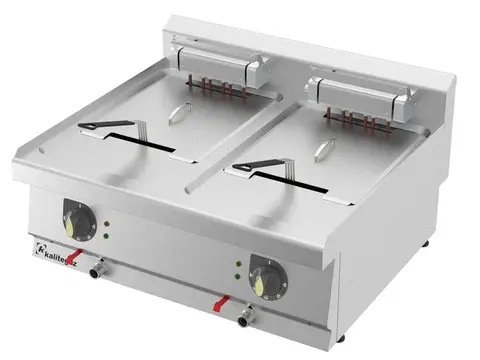 Kalitegaz Elektrikli Fritöz 13+13 Litre Set Üstü 80x70x29 Cm F8070E Rinnova