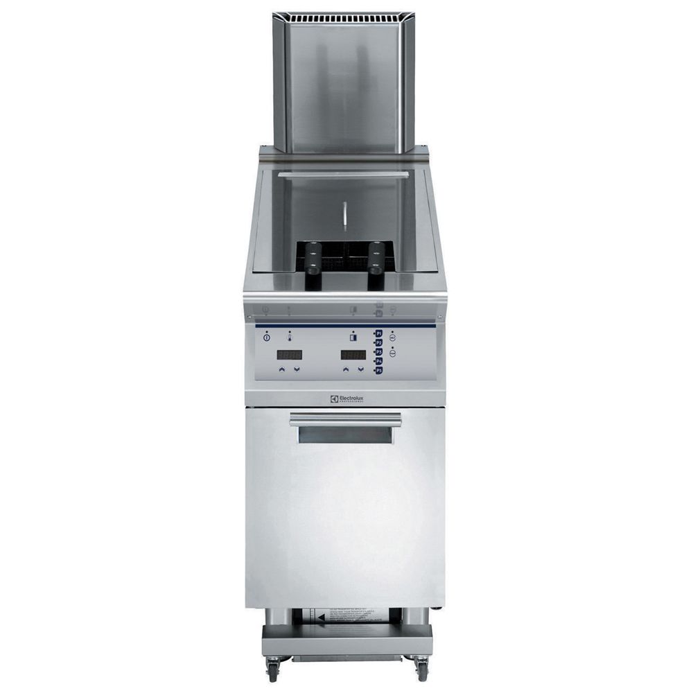 Electrolux 23-lt Elektrikli Fritöz, 1 ''V'' Tip Hazneli, Elektronik Kontrol, Yağ Filtreleme, 40x93x85 cm, 391340
