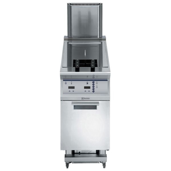 Electrolux 23-lt Elektrikli Fritöz, 1 ''V'' Tip Hazneli, Elektronik Kontrol, Yağ Filtreleme, 40x93x85 cm, 391340