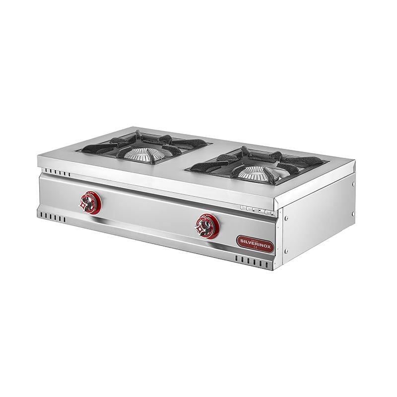 SilverInox Set Üstü Midi Ocak, 90x60x25 cm, Doğalgazlı, MD-2D