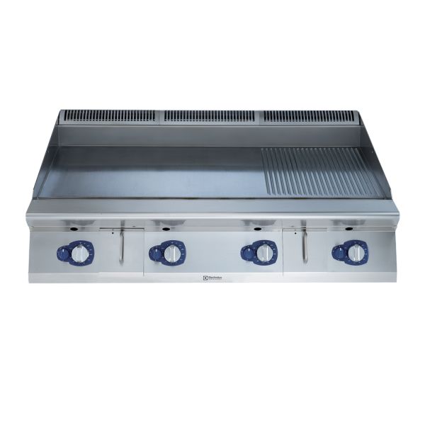 Electrolux Gazlı  Setüstü Izgara HP, Düz ve Nervürlü Krom, 120x93x25 cm, 391407