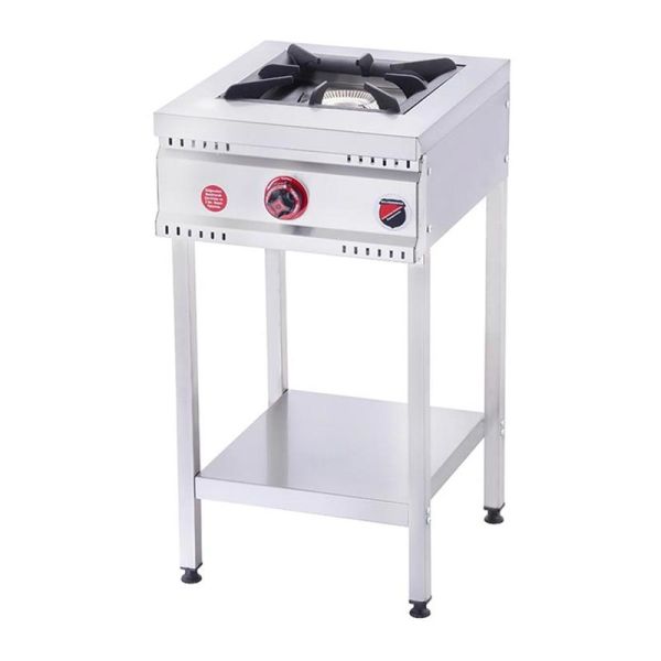 SilverInox Taban Raflı Midi Ocak, 50x60x85 cm, LPG'li Ce, TB-1G