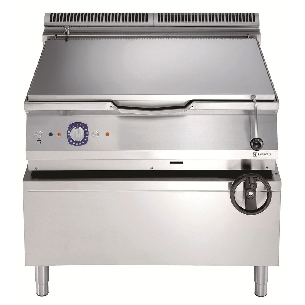 Electrolux Gazlı Devrilir Tava-80Lt, Duomat Taban, 80x93x85 cm, 391136