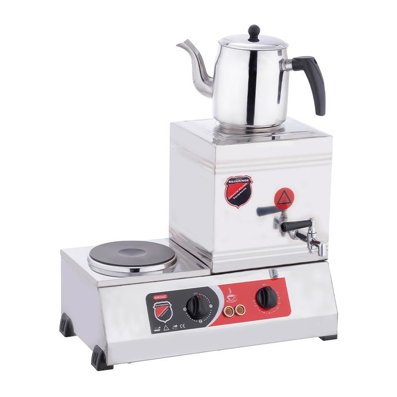 SilverInox 15 Model Kaynaklı Kahveci Takımı, 13 L, Elektrikli, 2080