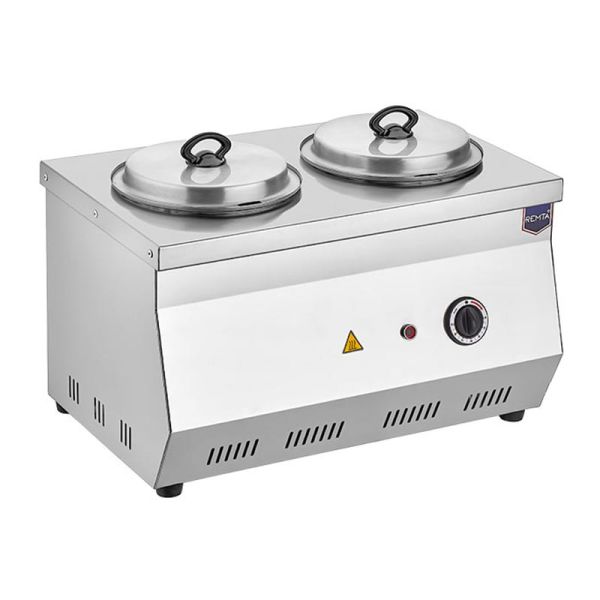 Remta 2 Hazneli Çorba Kazanı, 9+9 Litre, Elektrikli CB12