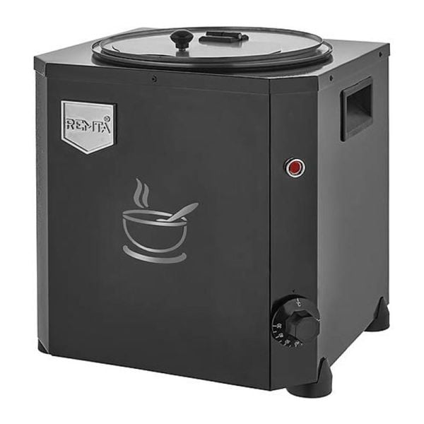 Remta Jumbo Model Çorba Isıtıcısı, 9 Litre, Siyah CB18