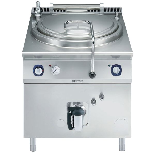 Electrolux Gazlı Silindirik Kaynatma Kazanı-100Lt, İndirek Isıtma, 80x93x85 cm, 391100