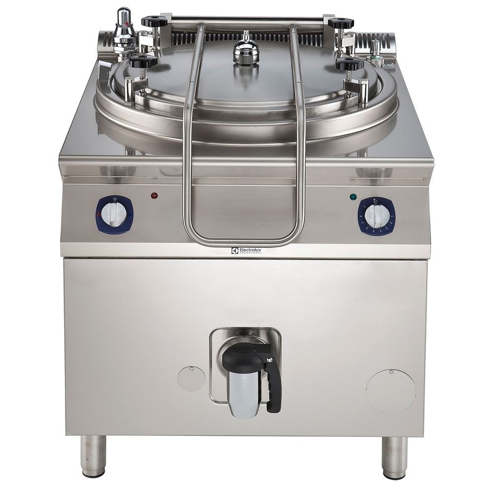 Electrolux Gazlı Silindirik Kaynatma Kazanı-150Lt, Direk Isıtma, Otoklav 80x93x85 cm, 391108