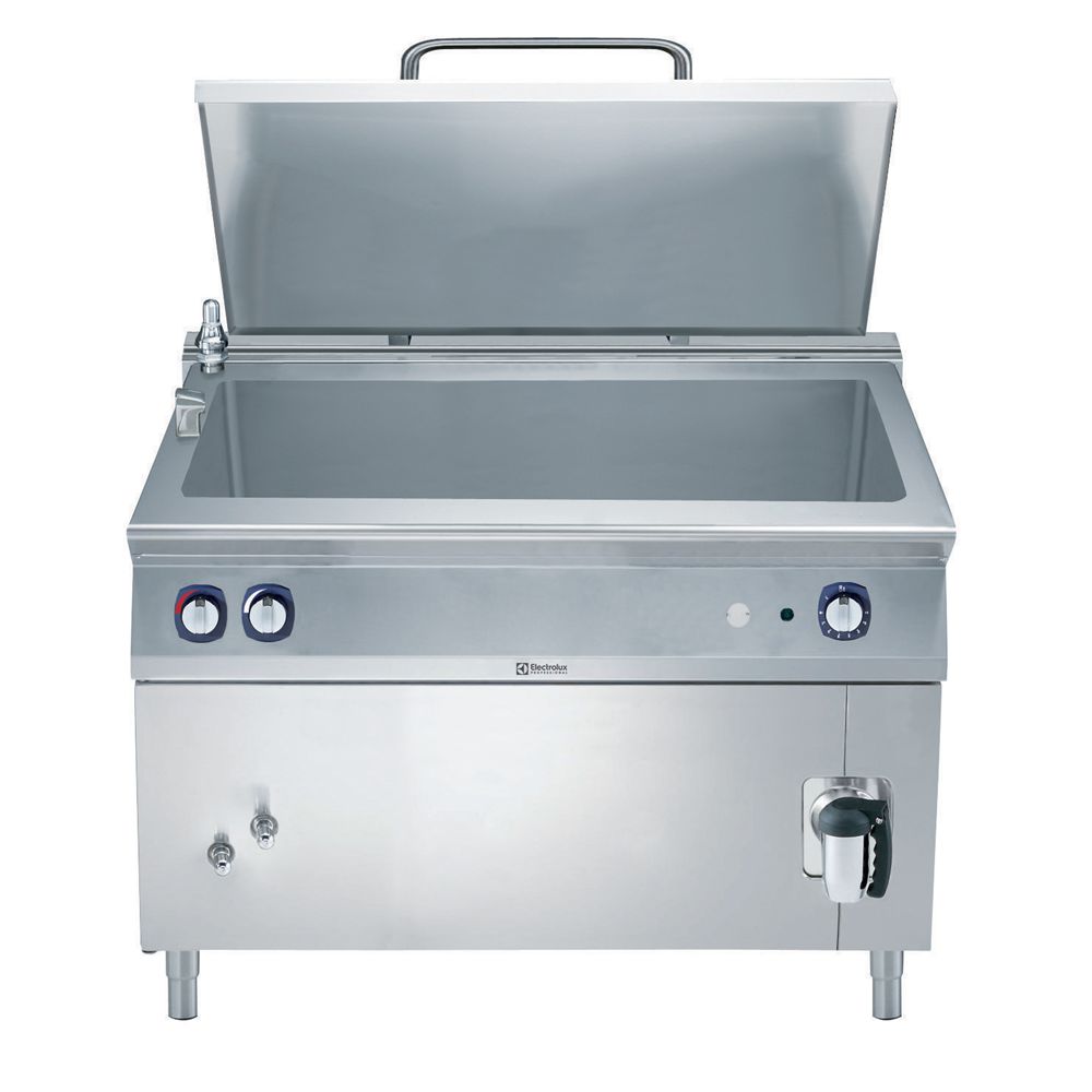 Electrolux Elektrikli Dikdörtgen Kaynatma Kazanı-250Lt, İndirek Isıtma, 120x93x85 cm, 391123