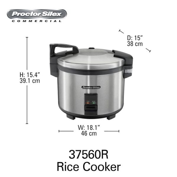 Hamilton Beach 37560R Seri Rice Cooker Pirinç Pişirici, 14 L