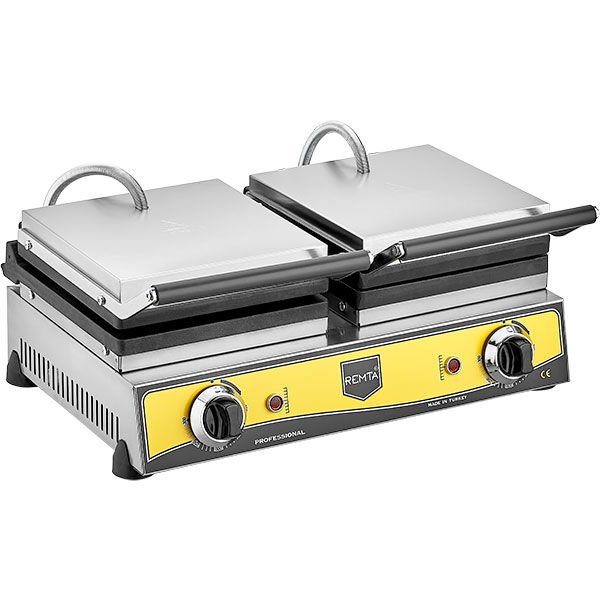 Remta Çiftli Kare+Çiçek Model Waffle Makinesi, 16 cm, Elektrikli  W20