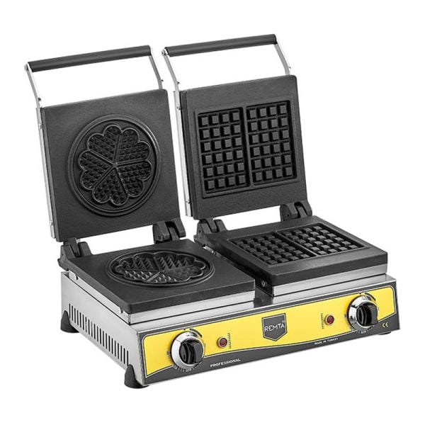 Remta Kare ve Çiçek Model Waffle Makinesi, Elektrikli W21