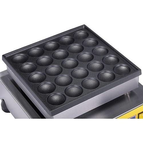 Remta Yuvarlak Çiftli Bubble Waffle Makinesi, 50'li, Elektrikli  W27