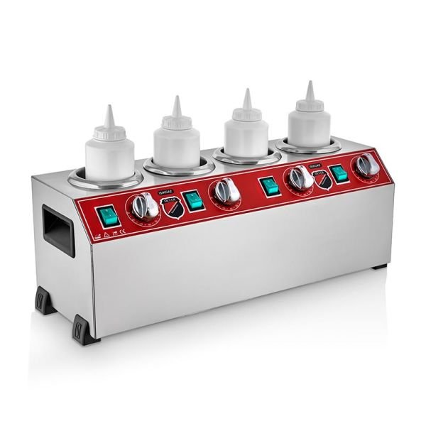 SilverInox Sosluk, 4'lü Elektrikli, SS-04