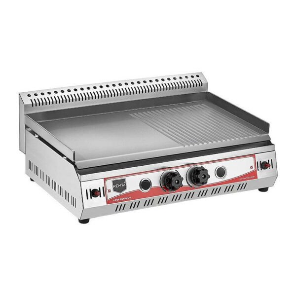 Remta Yarı Oluklu Pleyt Izgara, 70 cm, Doğalgazlı, R70CE(PO)