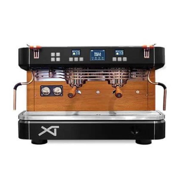 Dalla Corte XT Barista Espresso Kahve Makinesi, 2 Gruplu, Siyah Krom