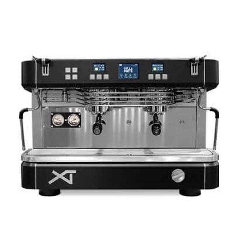 Dalla Corte XT Barista Espresso Kahve Makinesi, 2 Gruplu, Siyah Krom