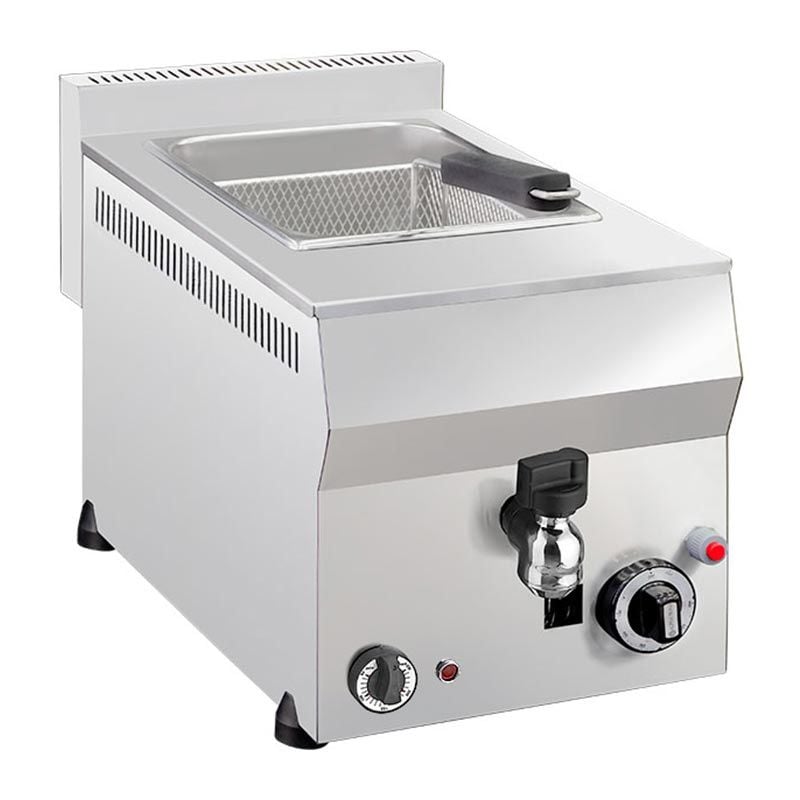 Remta Gazlı Fritöz, 8 Litre, Yağ Tahliye Musluklu R112CE