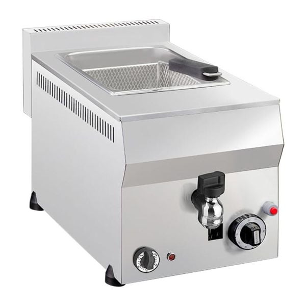 Remta Gazlı Fritöz, 8 Litre, Yağ Tahliye Musluklu R112CE