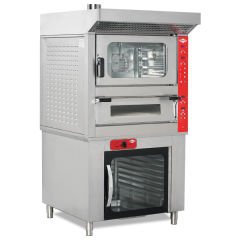 Empero Kombi Fırın Büyük Model 104x105x120 cm Elektrikli EMP.PFE.4+5-Y-B