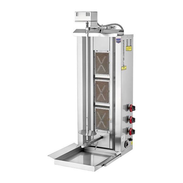 Remta 3 Radyanlı Üstten Motorlu Döner Ocağı, Gazlı D06(M)