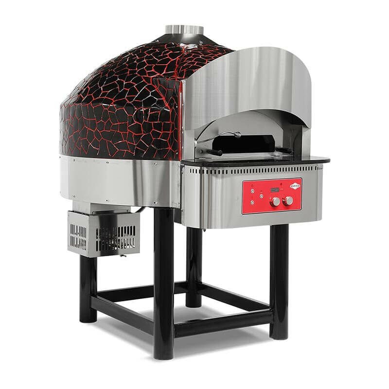 Empero Döner Taş Tabanlı Pizza Fırını Gazlı 75Pizza/Saat EMP.SPO.04