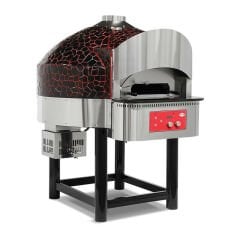 Empero Döner Taş Tabanlı Pizza Fırını Gazlı 75Pizza/Saat EMP.SPO.04