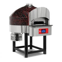 Empero Döner Taş Tabanlı Pizza Fırını, Dijital Gazlı 75 Pizza/Saat EMP.SPO.04-D