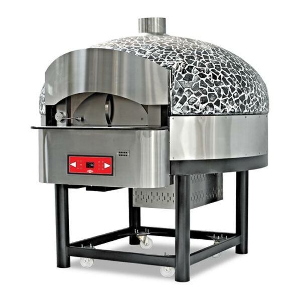 Empero Döner Taş Tabanlı Pizza Fırını, Dijital Gazlı 130 Pizza/Saat EMP.SPO.02-D