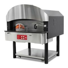 Empero Döner Taş Tabanlı Pizza Fırını, Gazlı+Odunlu 75 Pizza/Saat EMP.SPO.05