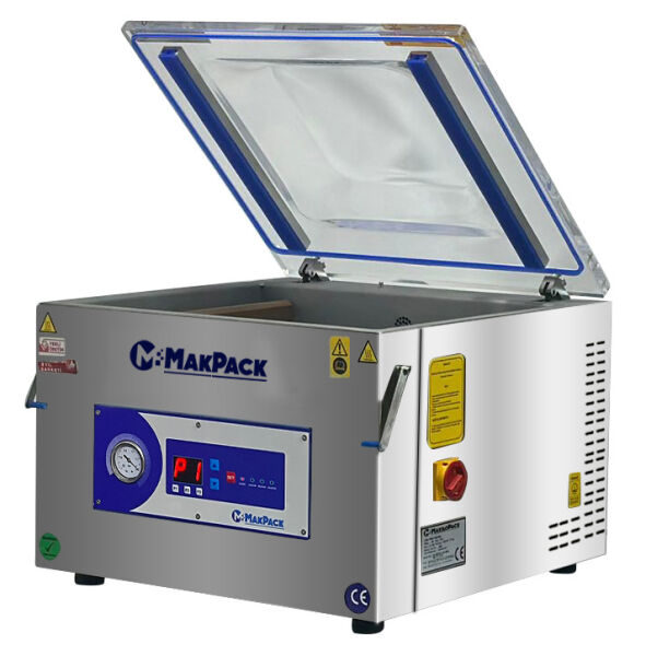 MakPack Vakum Makinesi Yapıştırma Uzunluğu 2x410 mm, MP-410 T2/S