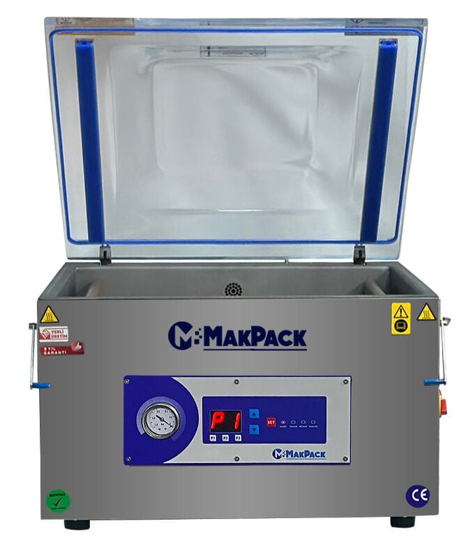 MakPack Vakum Makinesi, Yapıştırma Uzunluğu 2x500 mm, MP-510 T2/S