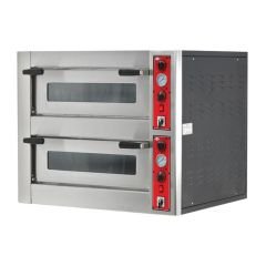 Empero Pizza Fırını Çift Katlı Elektrikli, 25 cm 8 Pizza EMP.4+4