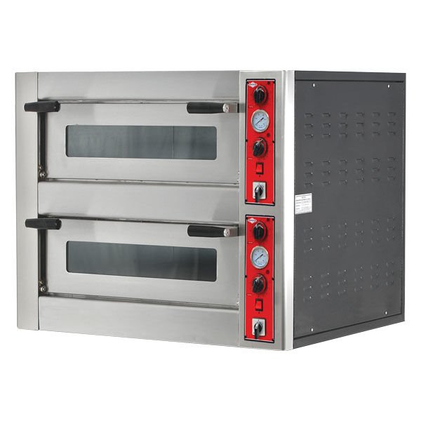 Empero Pizza Fırını Çift Katlı Elektrikli, 33 Cm 8 Pizza EMP.8+8