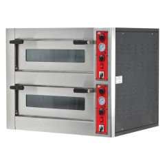 Empero Pizza Fırını Çift Katlı Elektrikli, 30 Cm 18 Pizza EMP.9+9