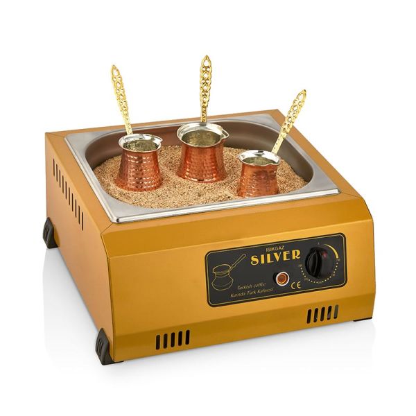 SilverInox Kumda Kahve Makinesi, Gold, 2179-G