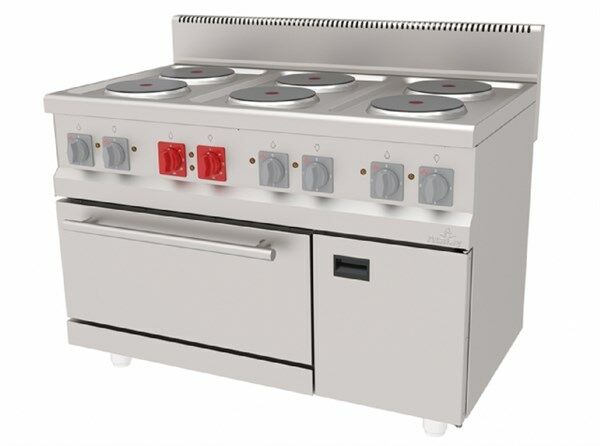Atalay 6 lı Fırınlı Kuzine, Elektrikli 120x70x85 Cm AEK-1270
