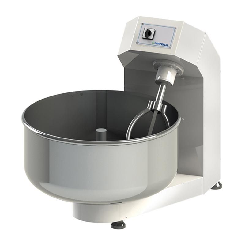 Mateka 125Kg Hamur Yoğurma Makinesi, 2 Hız, 400V, (Zaman Saat, Acil Stop), HYM 900Dt