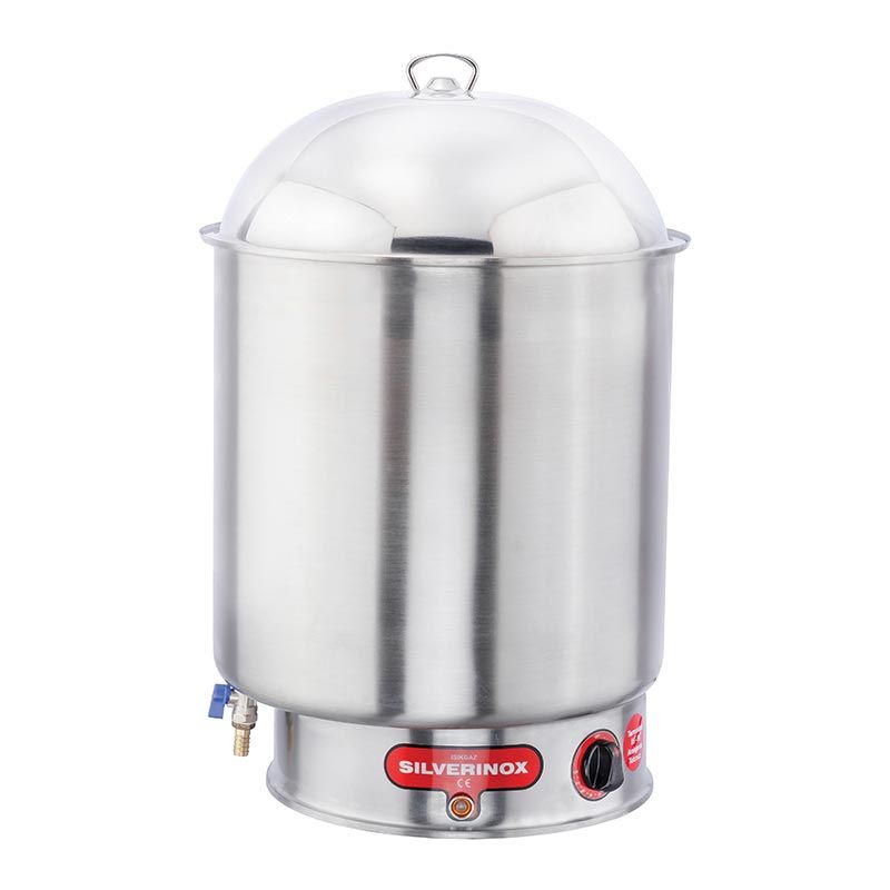 SilverInox Mısır Haşlama Kazanı, 36 L, Elektrikli, 2047