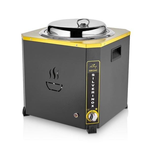 SilverInox Jumbo Çorba Kazanı, 13 L, Siyah, C-05